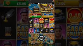 BIG WIN on GOLD RUSH CASH COLLECT Slot Slots Online Casino Game Video Video