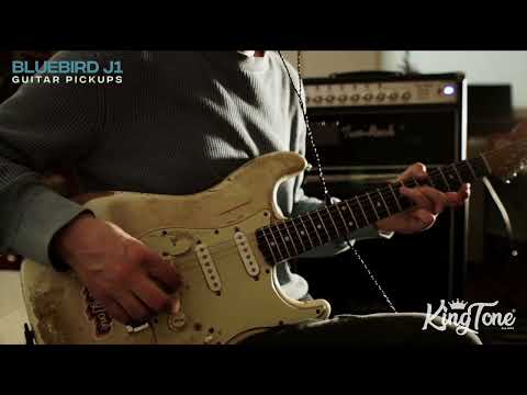 KingTone BlueBird J1 Guitar Pickups. Two Rock Amp Jam. Clean Tones.