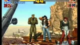 The King of Fighters '95: Kim/Iori/Terry vs. Ralf/Clark/Heidern [06/06/11]