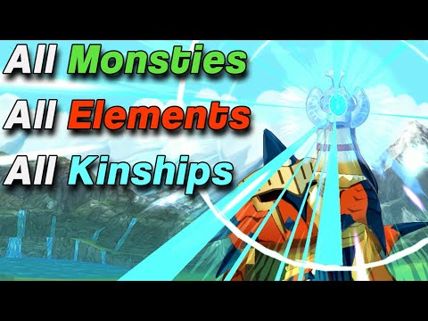 Monster Hunter Stories 1 Remaster ALL Kinship Attacks w/ Every Element