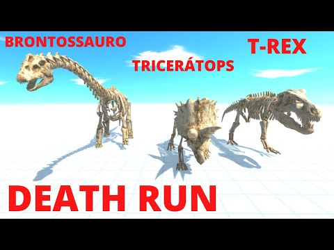 New Skeletal Dinosaurs Death Run- Novos Dinossauros Esqueléticos   Death Run   ARBS