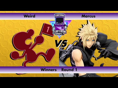 Flynn's Arcade 049 Winners Round 1- Weird (Game & Watch) Vs Marcus (Cloud) SSBU Ultimate