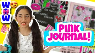 Pink Journal!!!🎀 | 🩰🛍💄👚👝 | Riya's Amazing World