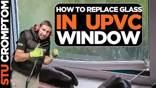 How to replace glass in a upvc double glazed window