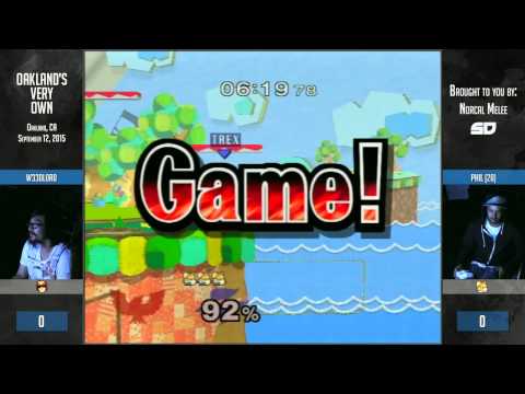 Oakland's Very Own: Singles - Loser Quarters: Phil (Fox) vs W33DL0RD840 (C. Falcon)