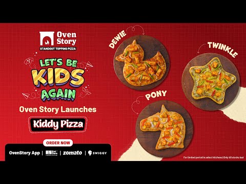 Kiddy Pizza | Children’s Day Special | Time to be Kids Again | Oven Story | Standout Toppings Pizza