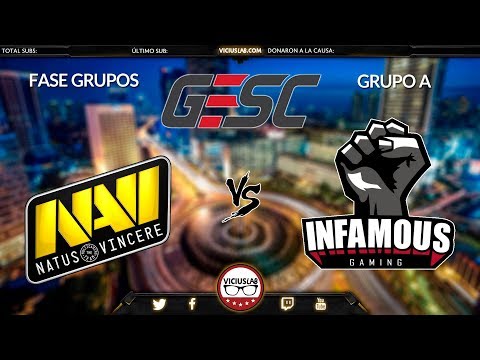 NAVI vs INFAMOUS - Fase de Grupos - GESC: Indonesia - Viciuslab
