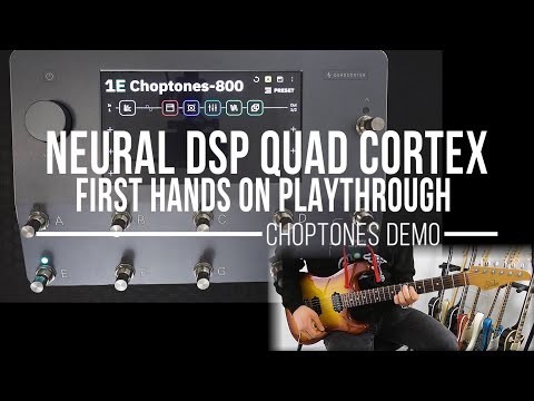 Neural DSP Quad Cortex | First Hands-On Playthrough Demo