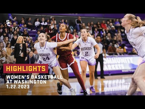 Women's Basketball - USC 63, Washington 54: Highlights (1/22/23)