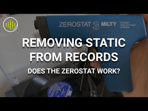 Removing Vinyl Record Static with the Milty Zerostat 3