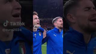 Italian national anthum inside San Siro