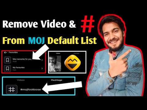 MOJ Default List Se Video Or Hashtags Remove Kaise Karen | Remove Video From MOJ Default List Hindi