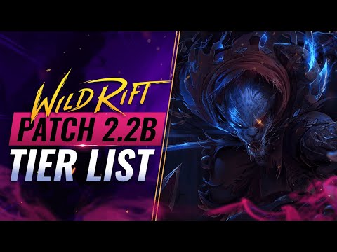 BEST Champions TIER List - Patch 2.2B (RENGAR & KHA'ZIX Release) - Wild Rift (LoL Mobile)