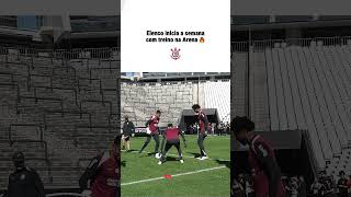 Elenco inicia a semana com treino na Arena 🔥