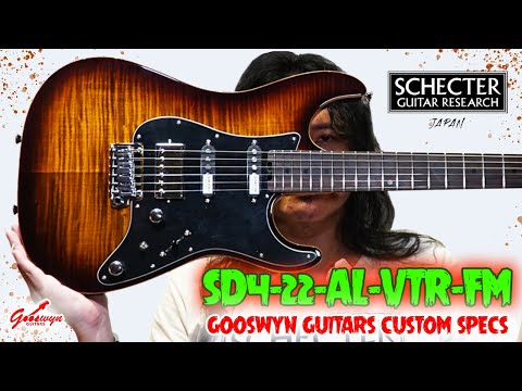 Schecter SD4-22-AL-VTR-FM/GI/UBB/RM - Ultimate Brown Burst