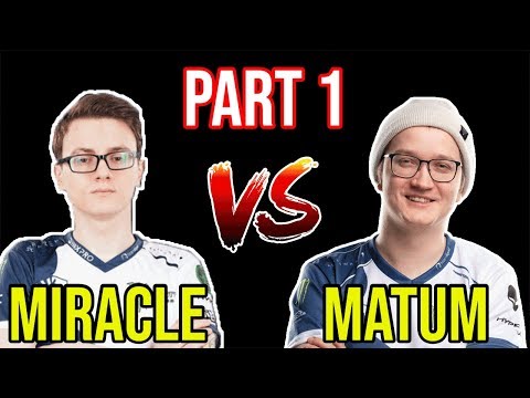 TEAM MIRACLE vs TEAM MATUMBAMAN. 8000 Average MMR Part 1.