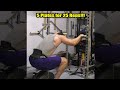 25 Reps INTENSE Belt Squat Burnout! #shorts