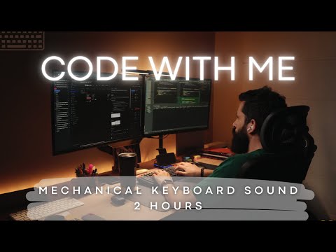 Code / Study With Me - 2 HOURS - Raw Mechanical Keyboard Sound | ASMR - 4K