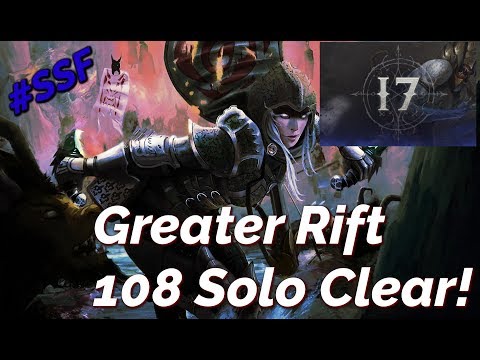 Greater Rift 108 Solo Impale Demon Hunter Season 17 Diablo 3