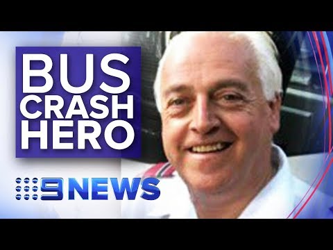 Survivors plea for recognition of bus crash hero who died | Nine News Australia