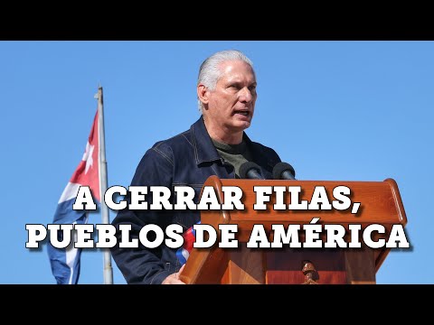 Díaz-Canel on the Yankee attack on Venezuela: "Let's close ranks, peoples of America"