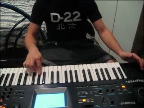 Luca Mariotti playin' the Keyboard Solo of 