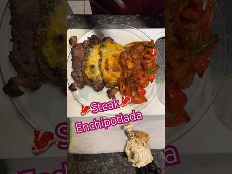 🥩Steak🥩 Enchipotlada!!! #steak #delicioso #chipotle #facil #deliciosoyfácil