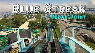 Blue Streak Wooden Roller Coaster On Ride Front Seat HD POV Cedar Point 2018