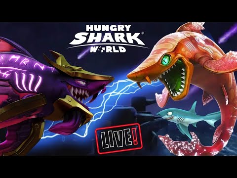 Pirate Dark Magic Shark Live Contest (Eat 2,500 Fishes) Arabian Sea ! - Hungry Shark World
