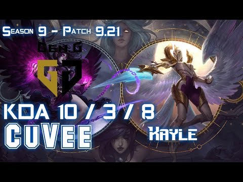 Gen CuVee KAYLE vs LUCIAN Top - Patch 9.21 KR Ranked