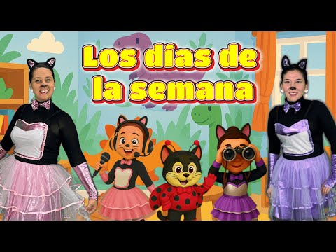 Minina y Lanina - LOS DÍAS DE LA SEMANA - Canciones infantiles (Video oficial)