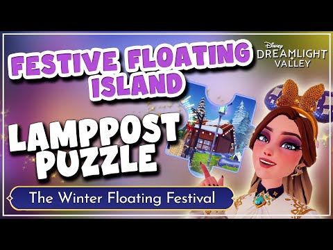 The Winter Floating Festival: Puzzle 4 | Lampposts | Dreamlight Valley