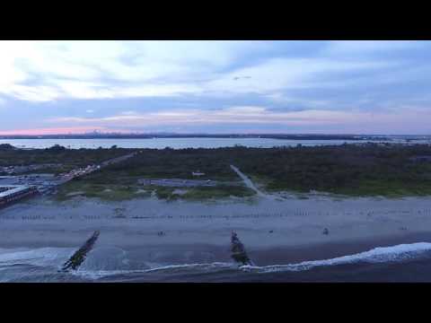 Drone footage of Breezy Point and surrounding areas