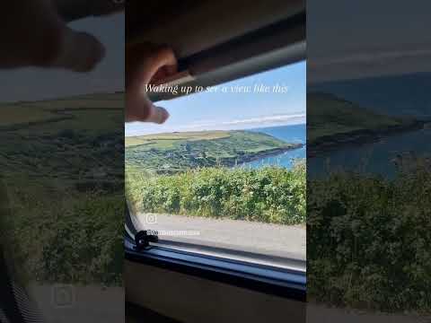 Waking up to the beautiful cliffs of Whitsand Bay ❤️ #vanlifeuk #solovanlife #motorhomelife