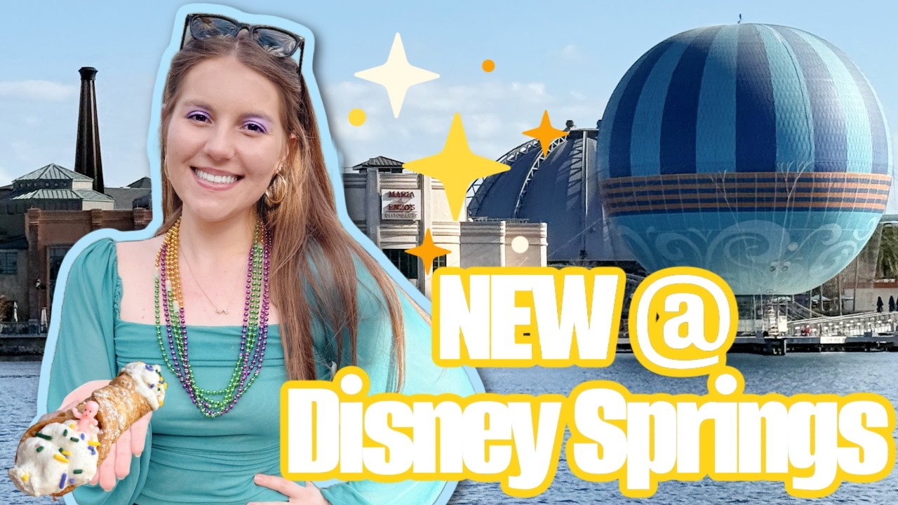 Disney Springs Vlog | NEW Merch, Snacks, & Drop Shop + Mardi Gras & Beignets at Port Orleans!!