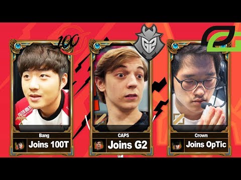 Complete League Of Legends Roster Changes 2019 (NA | EU | LCK | LPL)