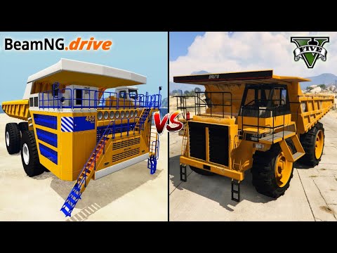 BEAMNG.DRIVE DUMP TRUCK VS GTA 5 DUMP TRUCK - WHICH IS BEST?