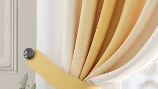 Комплект штор «Мираниас (желтый)» — видео о товаре