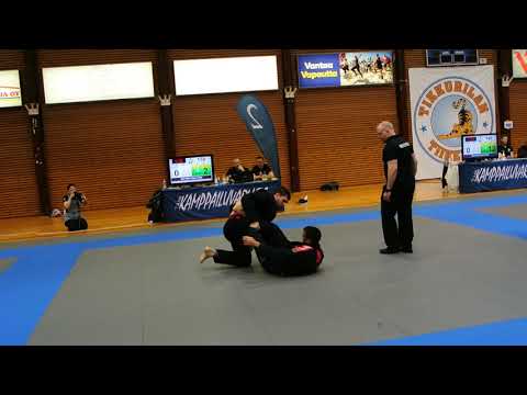 BJJ Finnish Open 2019 Men Blue Belts Open weight 64th final Saimon Louis   Anton Dmitrakov