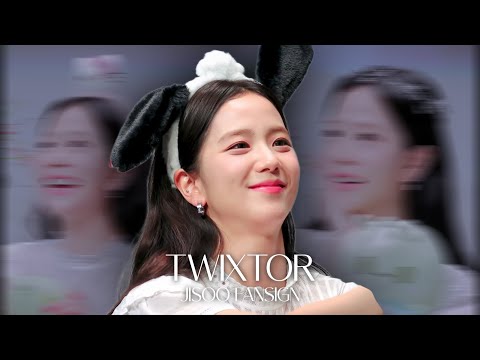 SLOWMO Twixtor Jisoo fansign solo event 230506 clips for edits 2k 4k
