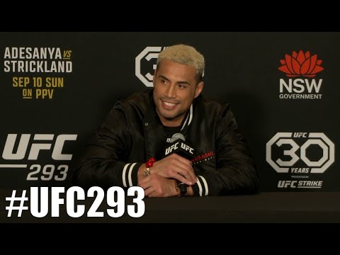 UFC 293: Carlos Ulberg on Fighting Da Woon Jung