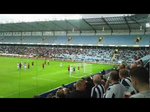 Malmo v West Bromwich Albion - view from the away end