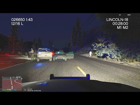 LSPDFR - Day 645 - Dashcam of suspect fleeing traffic stop
