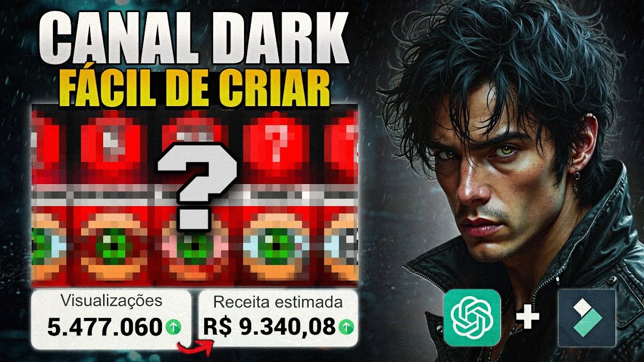 🚨 ESSE CANAL DARK NÃO PRECISA DE ROTEIRO E PODE TE RENDER R$ 9.400,00 POR MÊS! (DINHEIRO ONLINE)