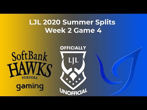 [EN] LJL 2020 Summer Split Week 2 Game 4 - Fukuoka SoftBank Hawks gaming Vs Crest Gaming Act