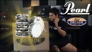 Pearl Decade Maple Drum Set Unboxing + Demo