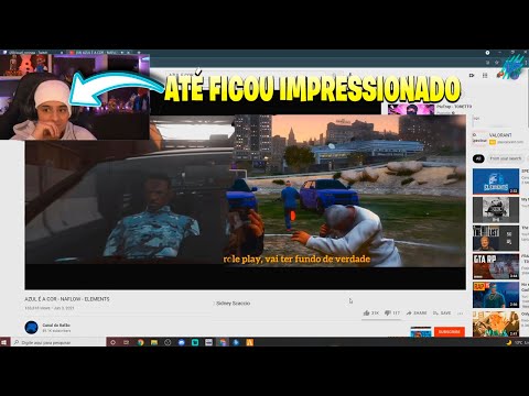 CORINGA REAGINDO A AZUL É A COR - ELEMENTS e No estilo Luan 🩸😵 - Sacrifício! (GTA RP)