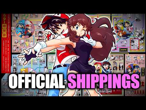 THE OFFICAL POKEMON MANGA RELATIONSHIP CHART