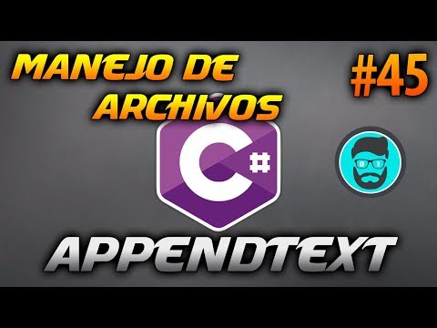 Cómo AGREGAR una Nueva LINEA Manejo de ARCHIVOS | Desarrollo en CSharp C 45