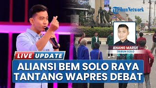 Wapres Gibran Ditantang Debat Terbuka, Aliansi BEM Solo Raya Tanyakan Janji 19 Juta Lapangan Kerja